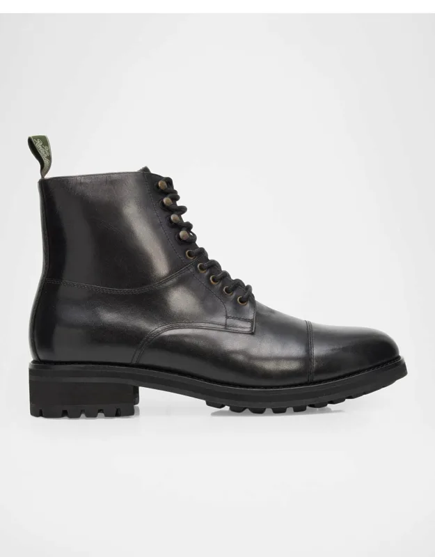 Leather Combat Boots