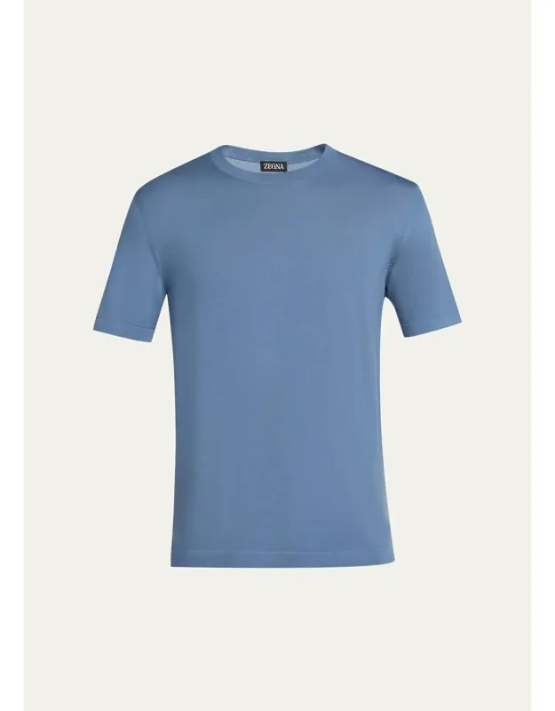 Trofeo Wool Solid Crewneck T-shirt