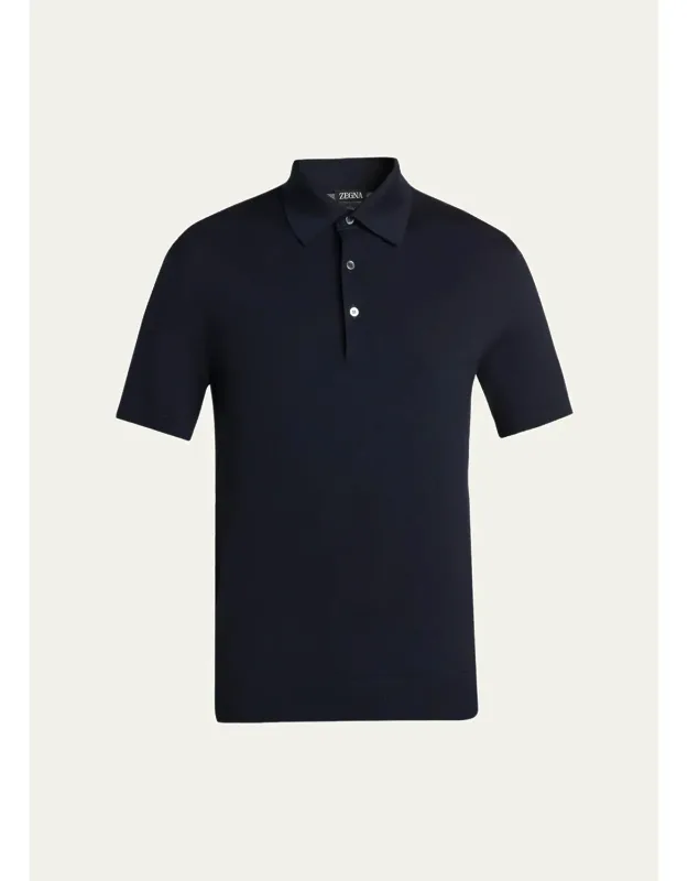 Trofeo Wool Knit Polo Shirt