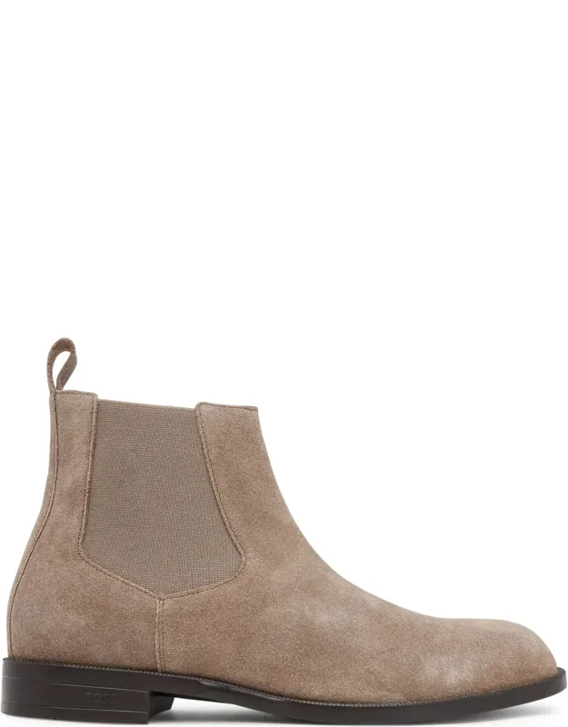 Suede Leather Chelsea Boots