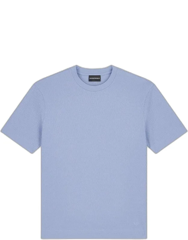 Geometric Jacquard Crewneck T-shirt