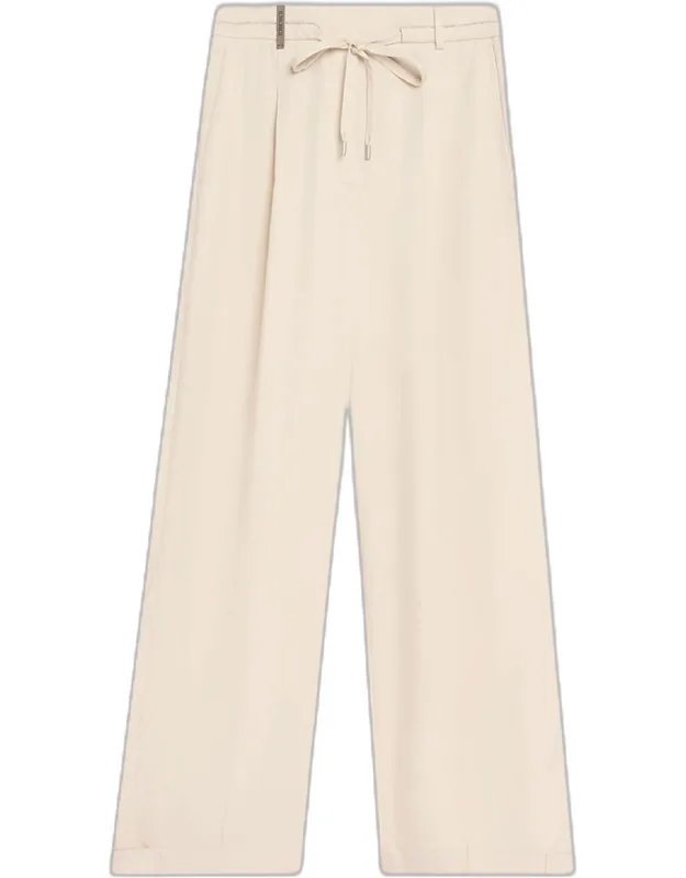 Wide-leg Drawstring Pants