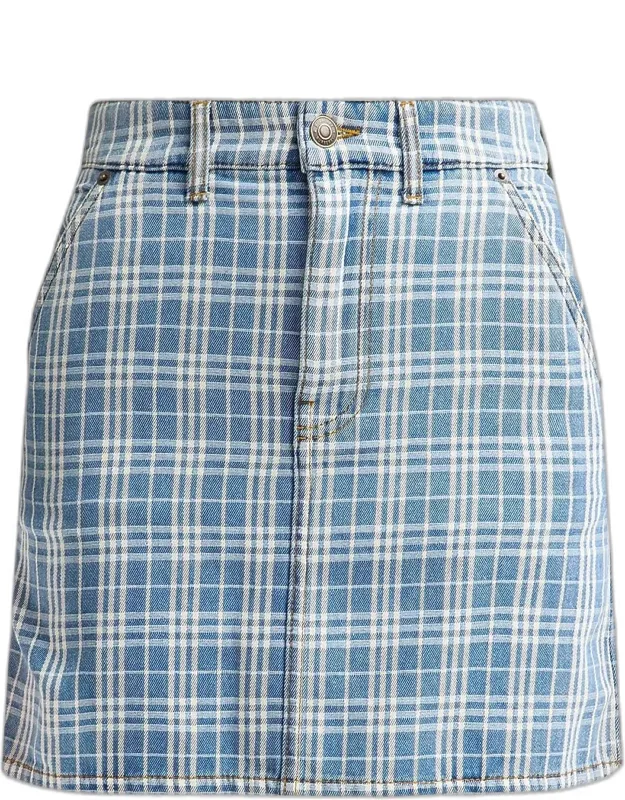 Denim Mini Skirt