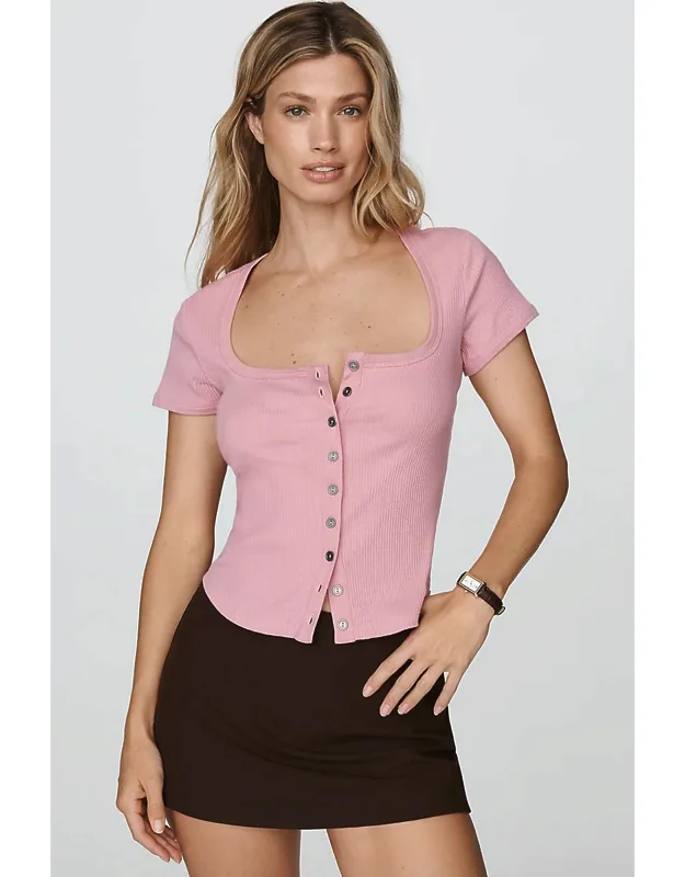Square-neck Cardigan