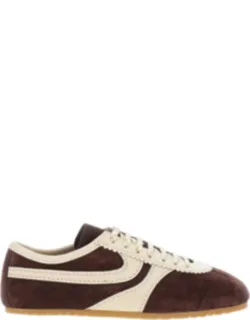 Viola Low-profile Suede Leather Sneakers