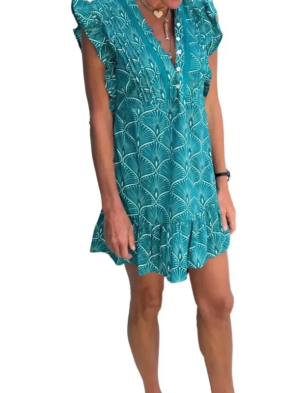 Flutter Sleeve Mini Dress