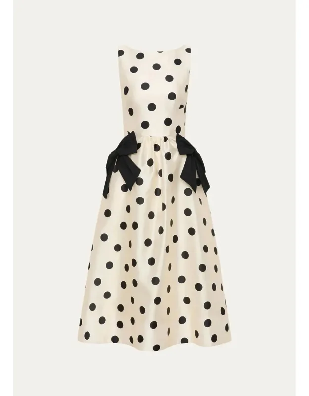 Polka Dot Midi Dress