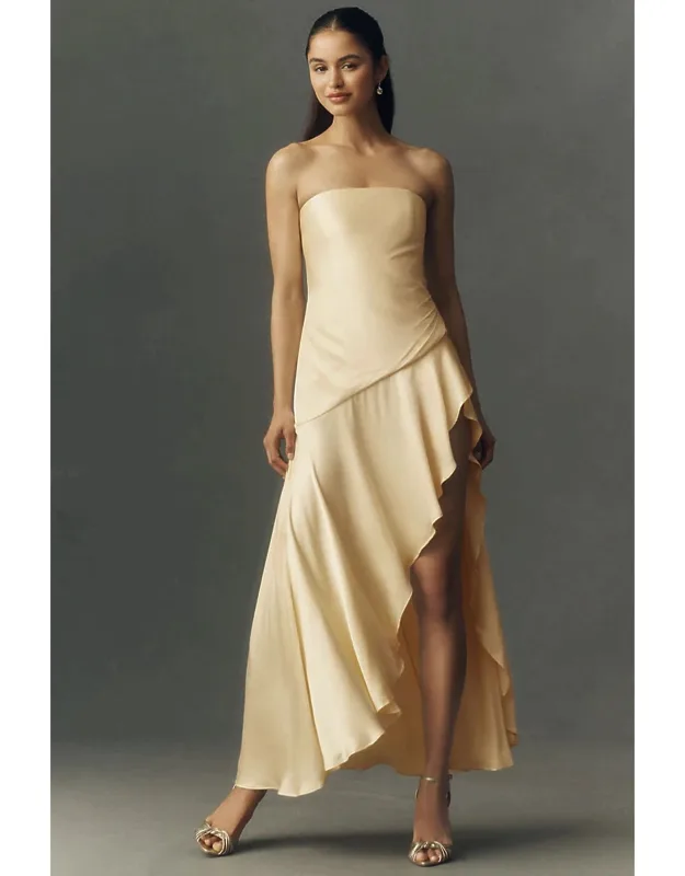 Asymmetric Midi Dress