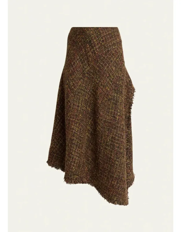 Tweed Midi Skirt