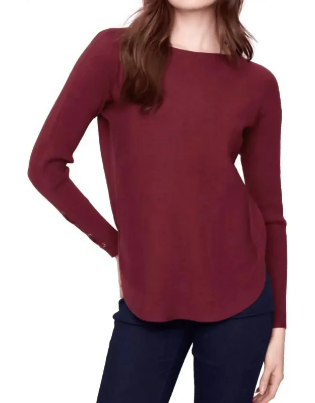 Lace-up Cuff Sweater