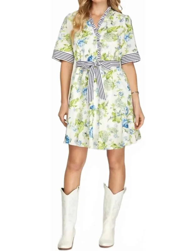 Summer Garden Mini Dress