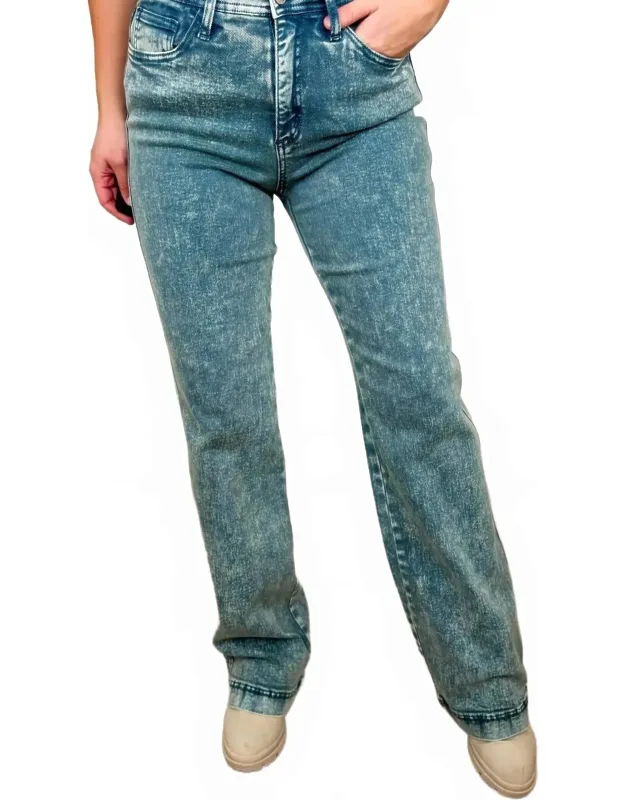 Tummy Control Straight Leg Jeans