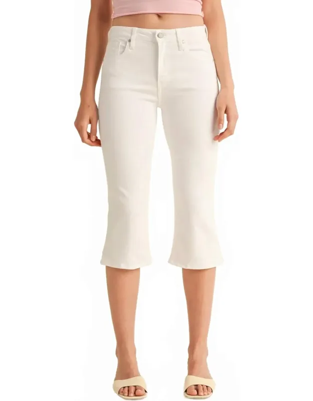 Mid Rise Capri Pants