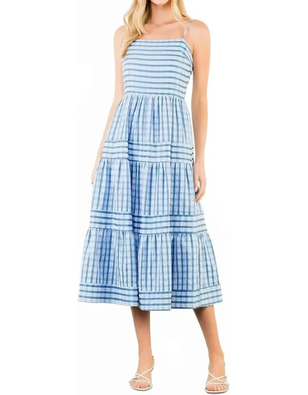 Striped Midi Dress
