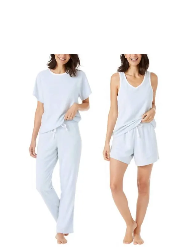 4-piece Terry Pajama Set