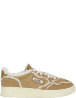 Plush Fur Lining Low-top Sneakers
