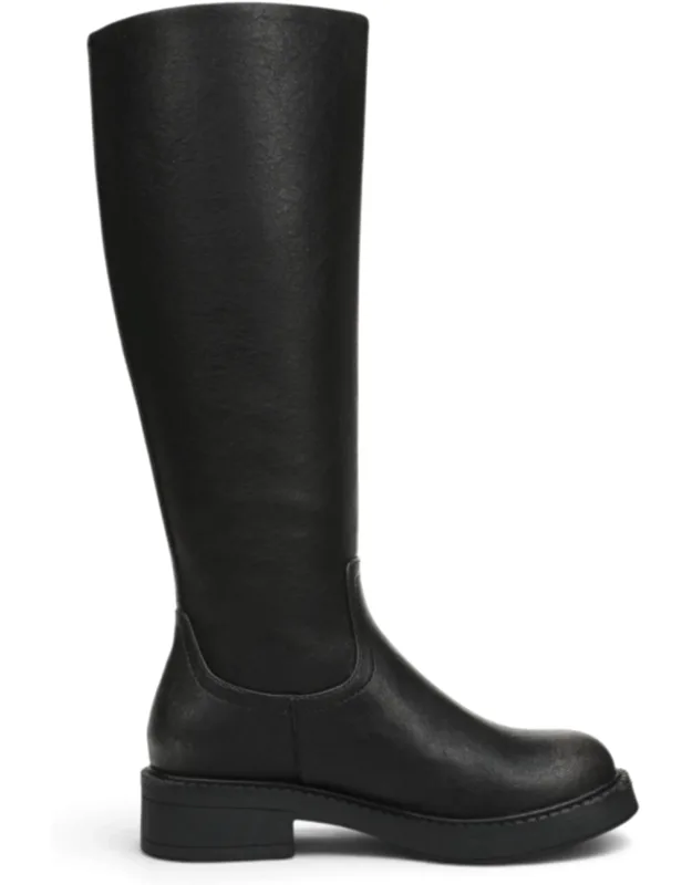 Faux Leather High Riding Boots - Venice Tall