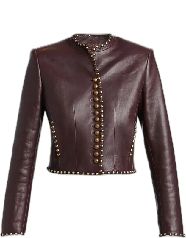 Studded Leather Jacket