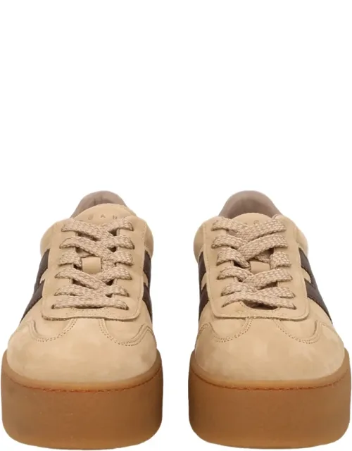 Thick Sole Calfskin Sneakers
