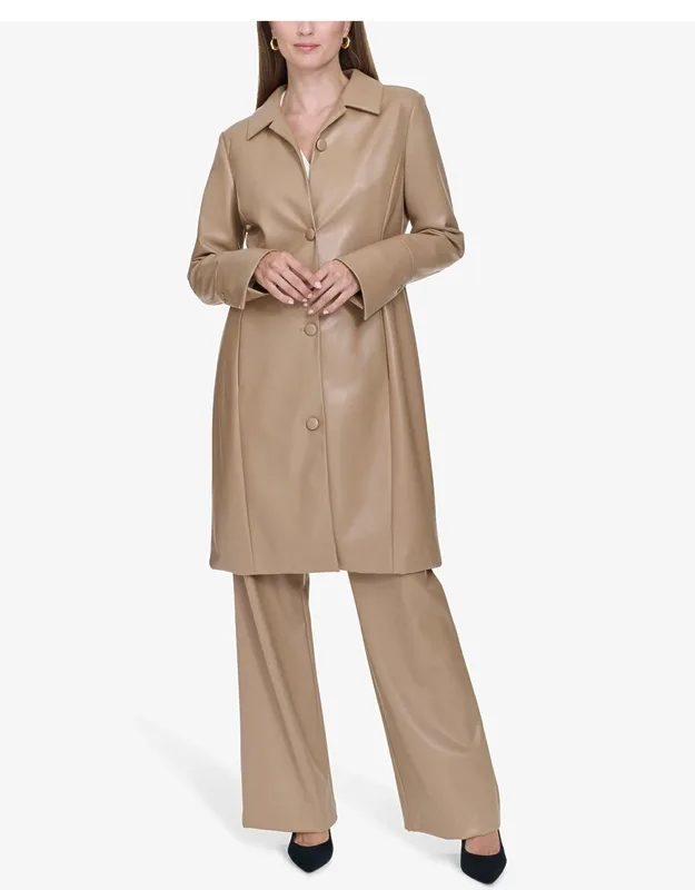 Leather Trench Coat