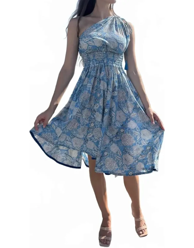 One Shoulder Goddess Dress