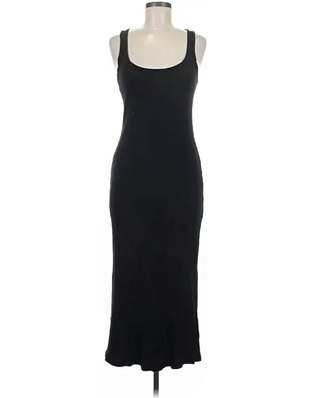 Ribbed Cotton Tank Dress