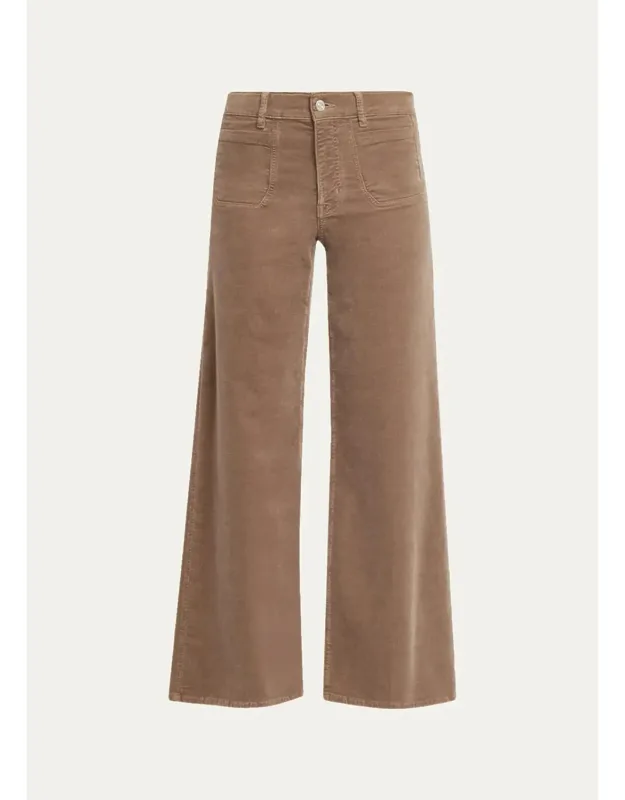 Slim Palazzo Modernist Pocket Corduroy Jeans