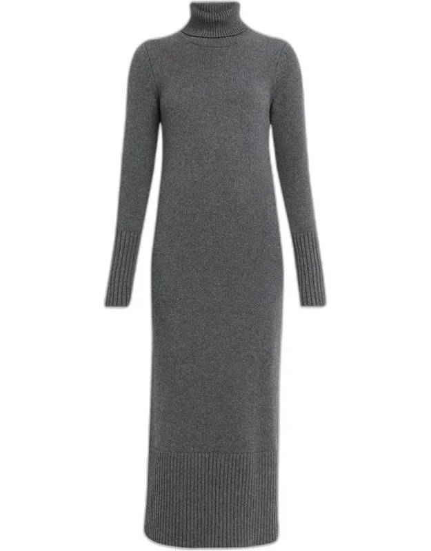 Turtleneck Wool Dress