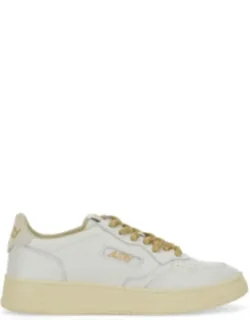 Medalist Low Suede Accent Leather Sneakers