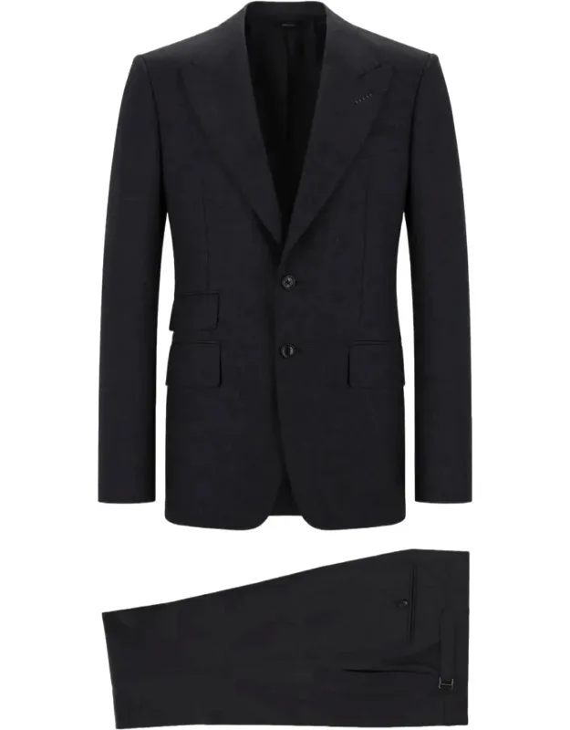Tailored Two-piece Wool Suit