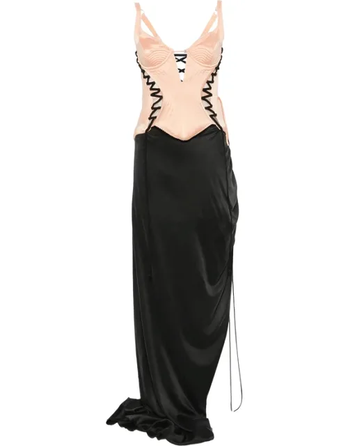 Sakura Lace-up Corset Dress