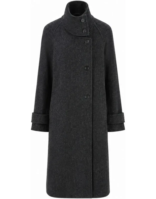 Asymmetric Trench Coat