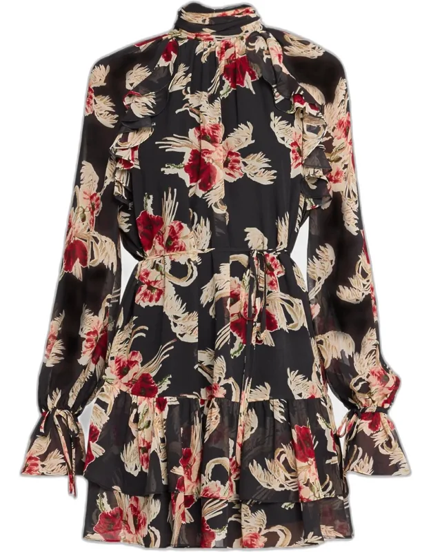 Wilted Poppy Mini Dress