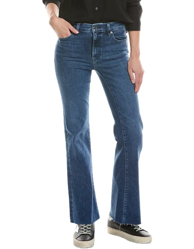 The Icon Ease Raw After Flare Jeans