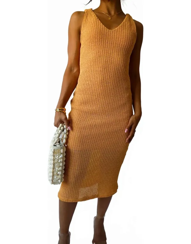 Knit Midi Dress