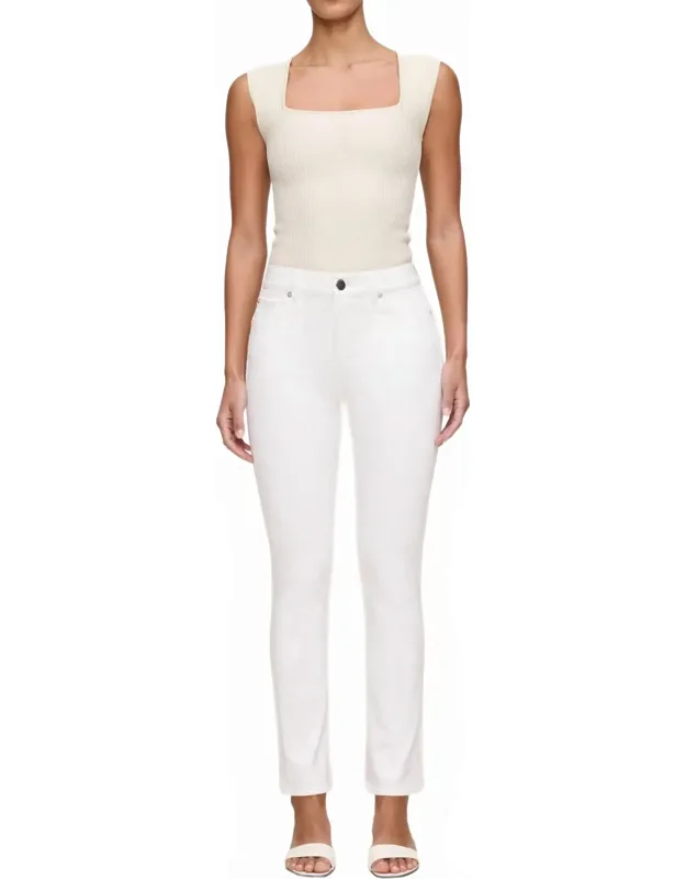 Mara Straight Mid Rise Jeans
