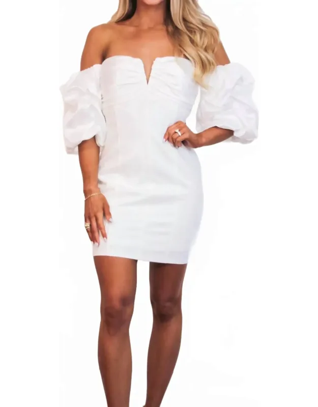 Self Love Club Off Shoulder Dress