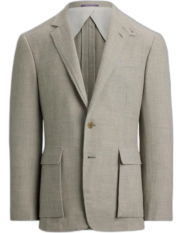 Hadley Hand-tailored Textured Single-breasted Sport Coat