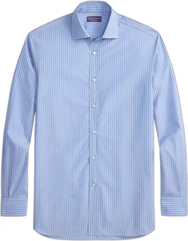 Cotton Pinstripe Sport Shirt