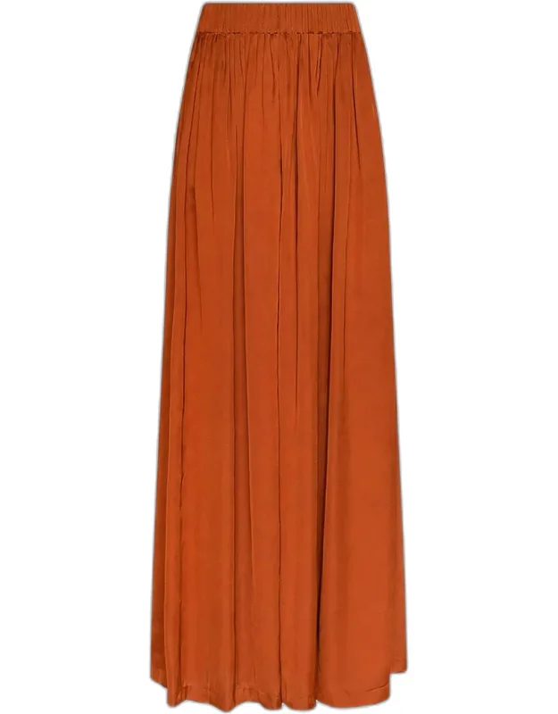 Pleated Wide-leg Pants