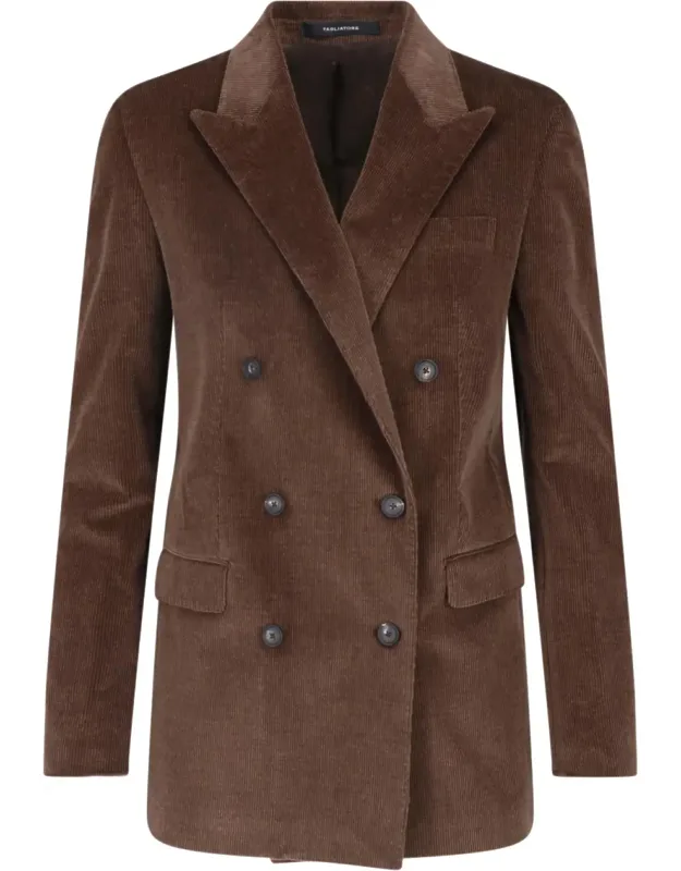 Jasmine Corduroy Double-breasted Blazer