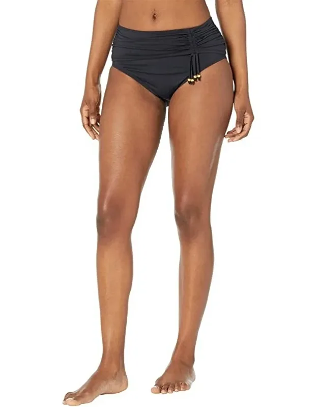 Glam Stand High Waist Sarong Swim Bottom