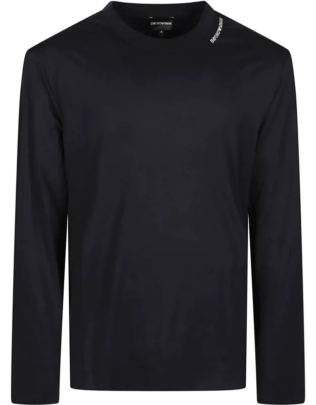 Embroidered Logo Relaxed-fit Long-sleeve T-shirt