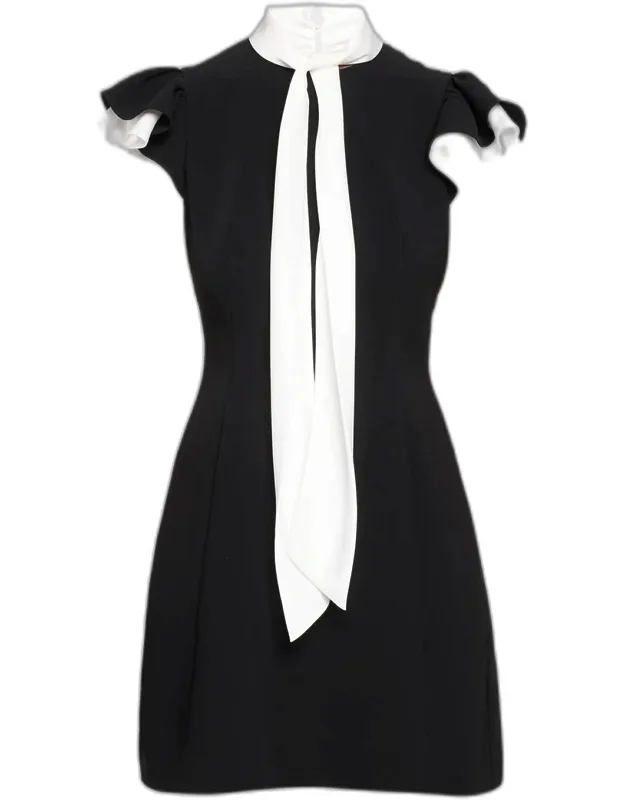 Sarya Tieneck Sheath Mini Dress
