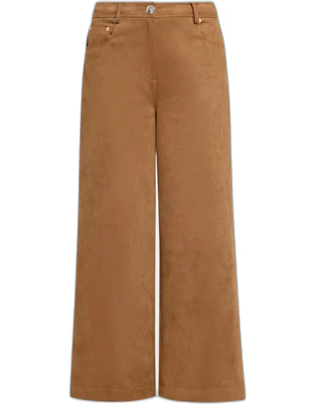 Cropped Wide-leg Weekend Pants