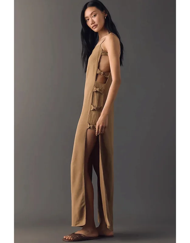 Cutout Column Midi Dress