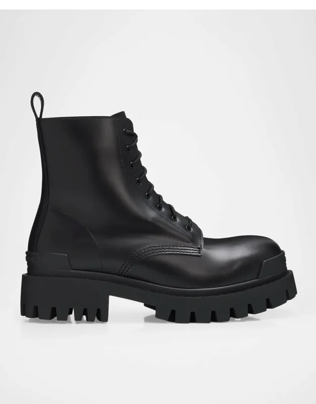 Strike Lug-sole Zip Combat Boots