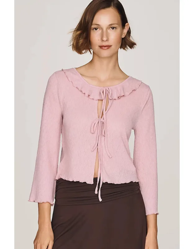 Plissé Cardigan
