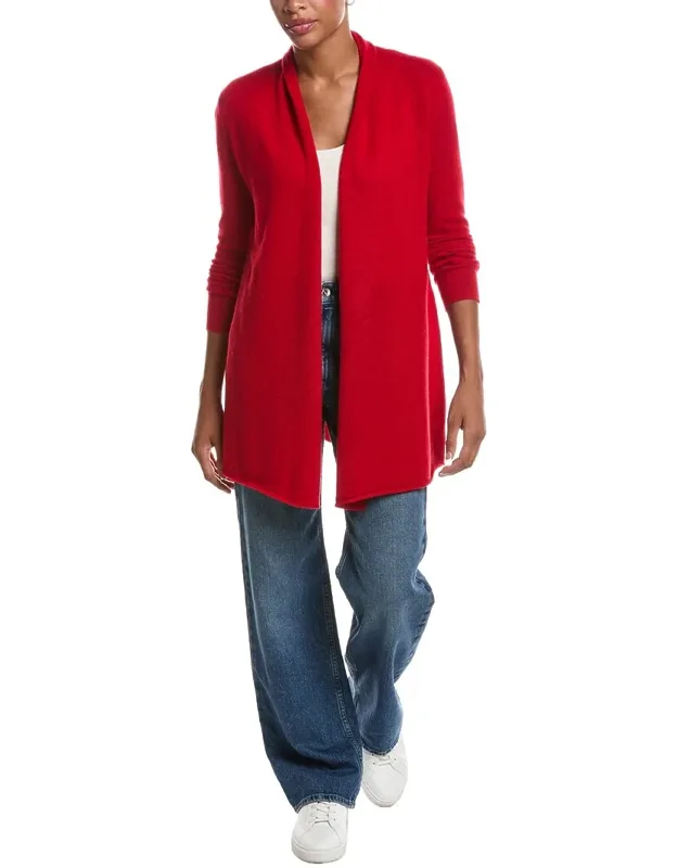 Open Front Cashmere Cardigan