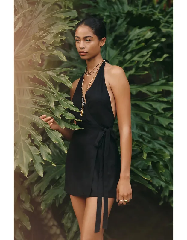 Halter-neck Mini Dress